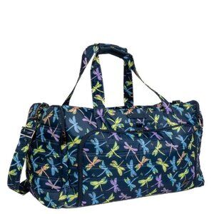 Lug Trolley Duffel Bag Dragonfly Icepop Dark Blue Spacious Travel Bag